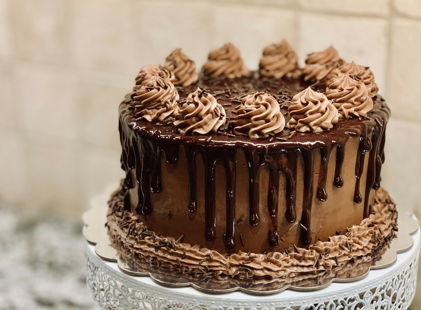 Schokoladentorte mit Ganache